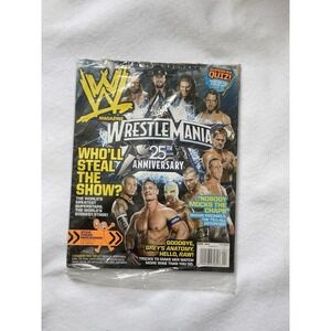 WWE Magazine Wrestlemania 25th Anniversary 2009 Sealed John Cena